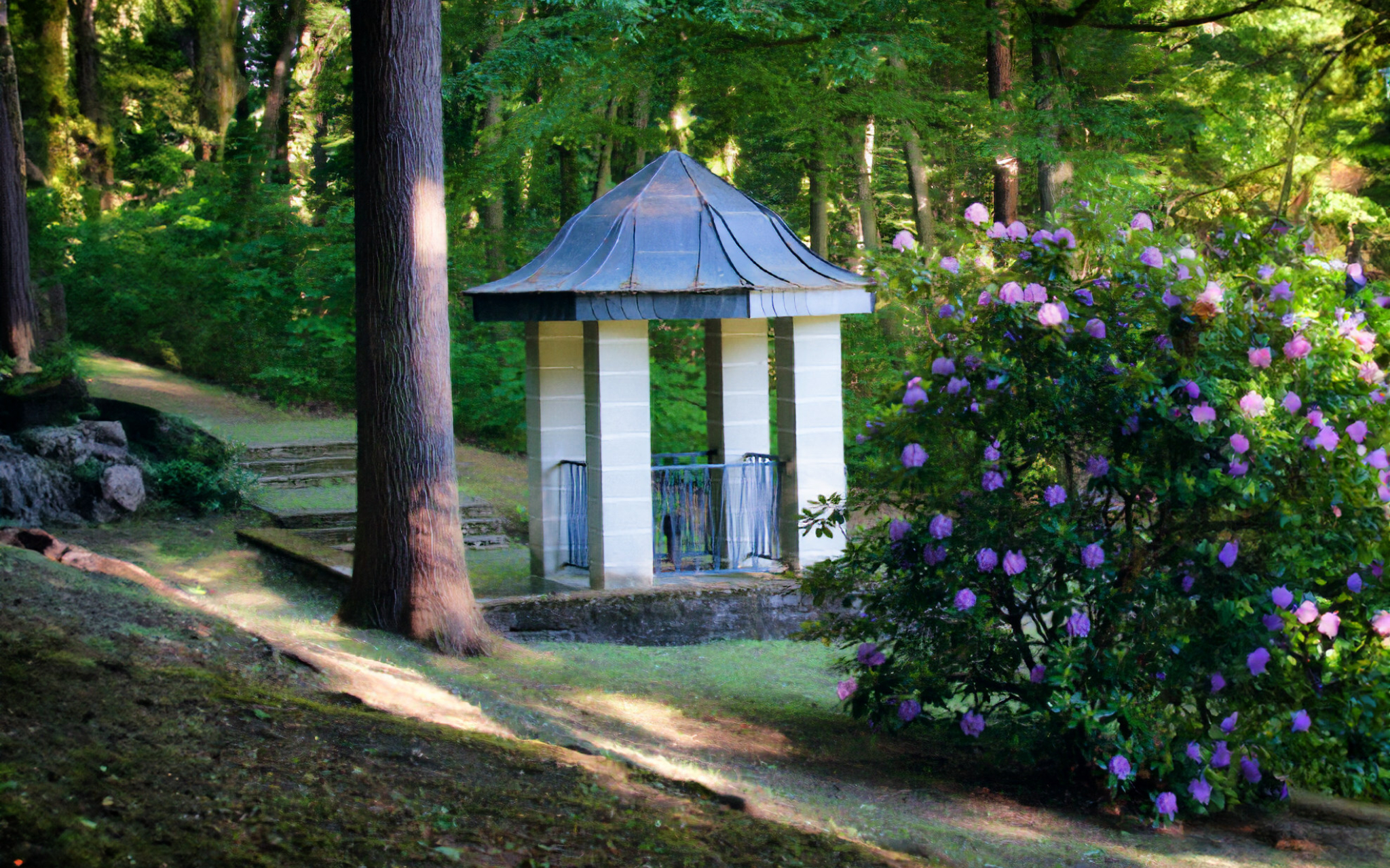 Kleiner Pavilion im Kurpark Bad Lausick