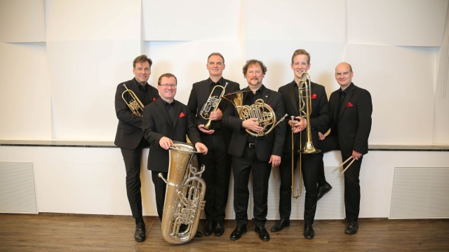 Titelmotiv &amp;quot;Querblechein - Mit Luft und Leidenschaft&amp;quot; mit dem S&auml;chsischen Blechbl&auml;serquintett