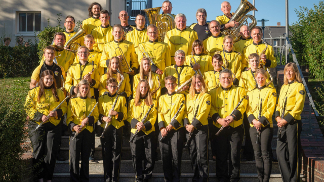 Titelmotiv "Ein bunter Mix beliebter Melodien" mit dem Blasorchester Geithain