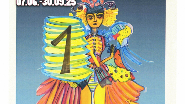 Titelmotiv Wanderausstellung "Wörterwelten - Geschichten auf Reisen"