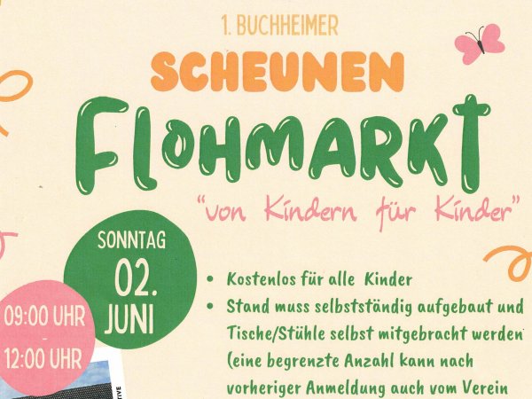 1. Buchheimer Scheunen-Flohmarkt von Kindern für Kinder | © 