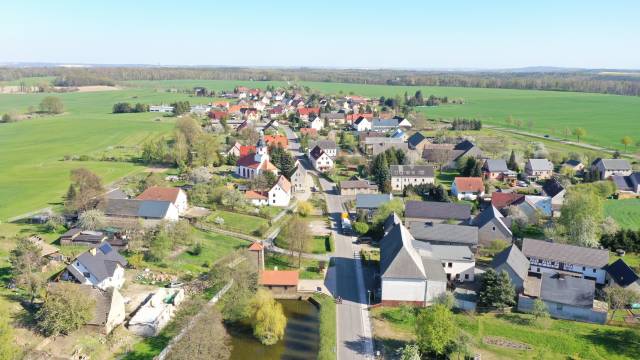 Luftansicht auf Ballendorf