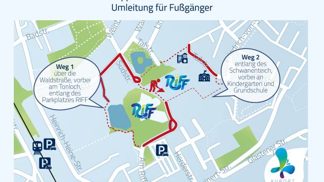 s_umleitung-kneippkurzentrum Tourismus Bad Lausick &ndash; Start