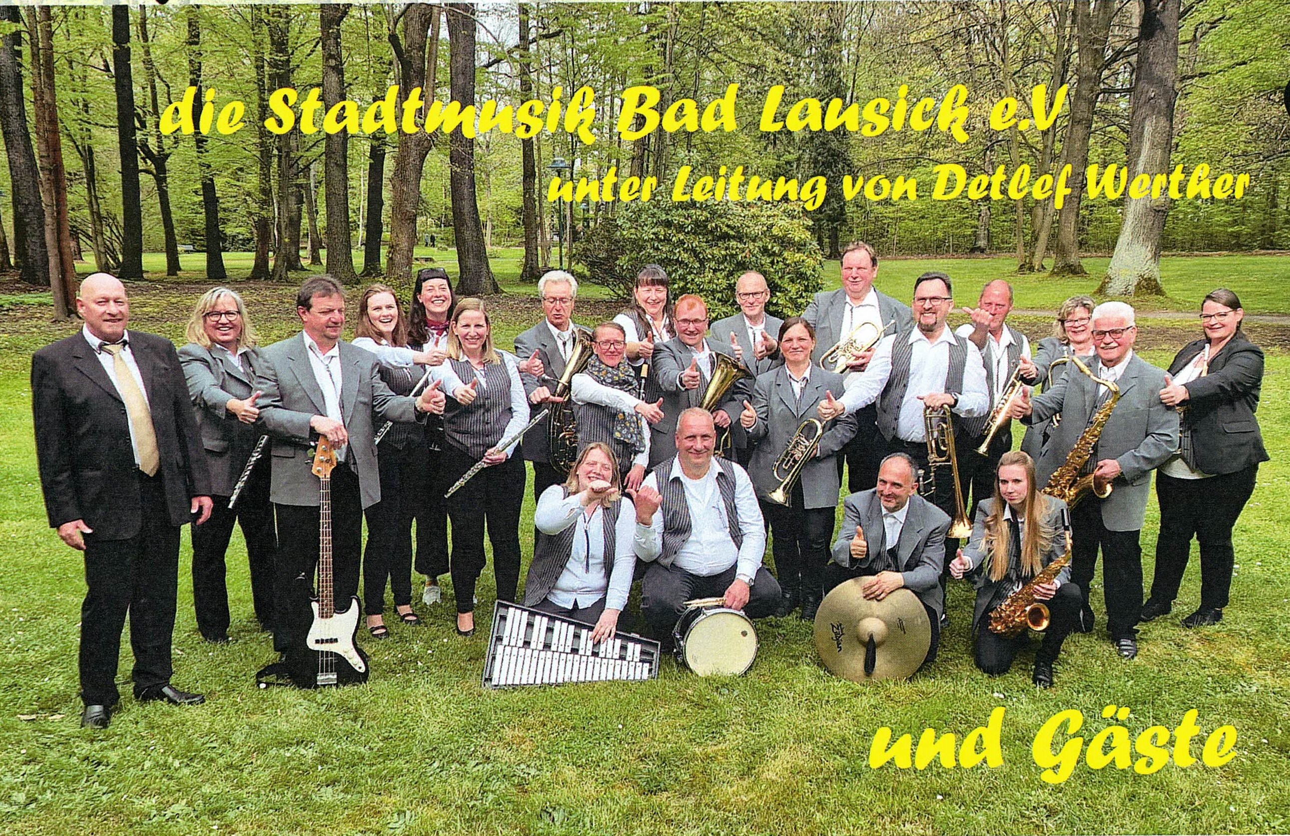 Titelmotiv Herbstkonzert der Stadtmusik Bad Lausick